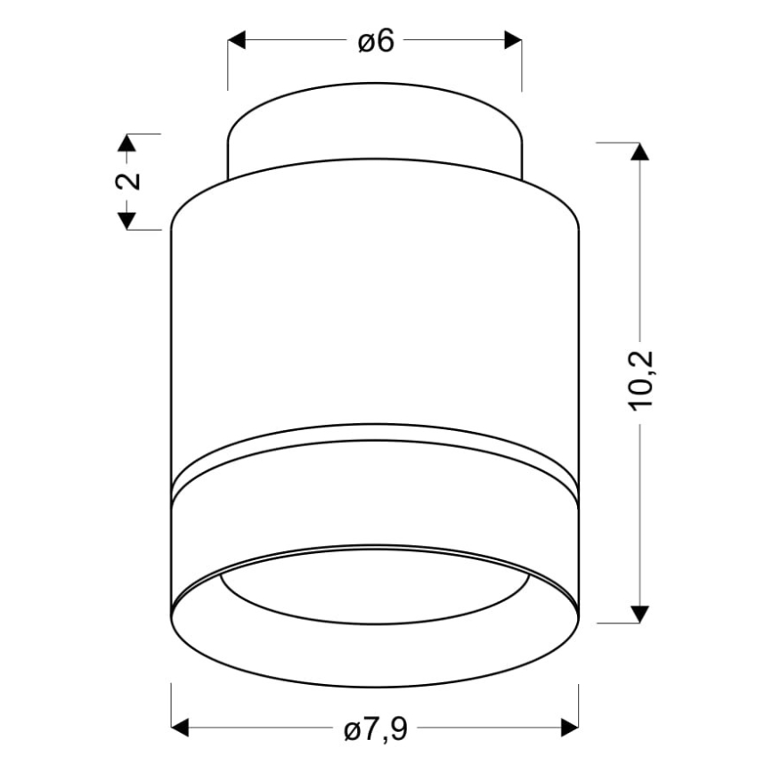 LED Takbelysning TUBA LED/12W/230V