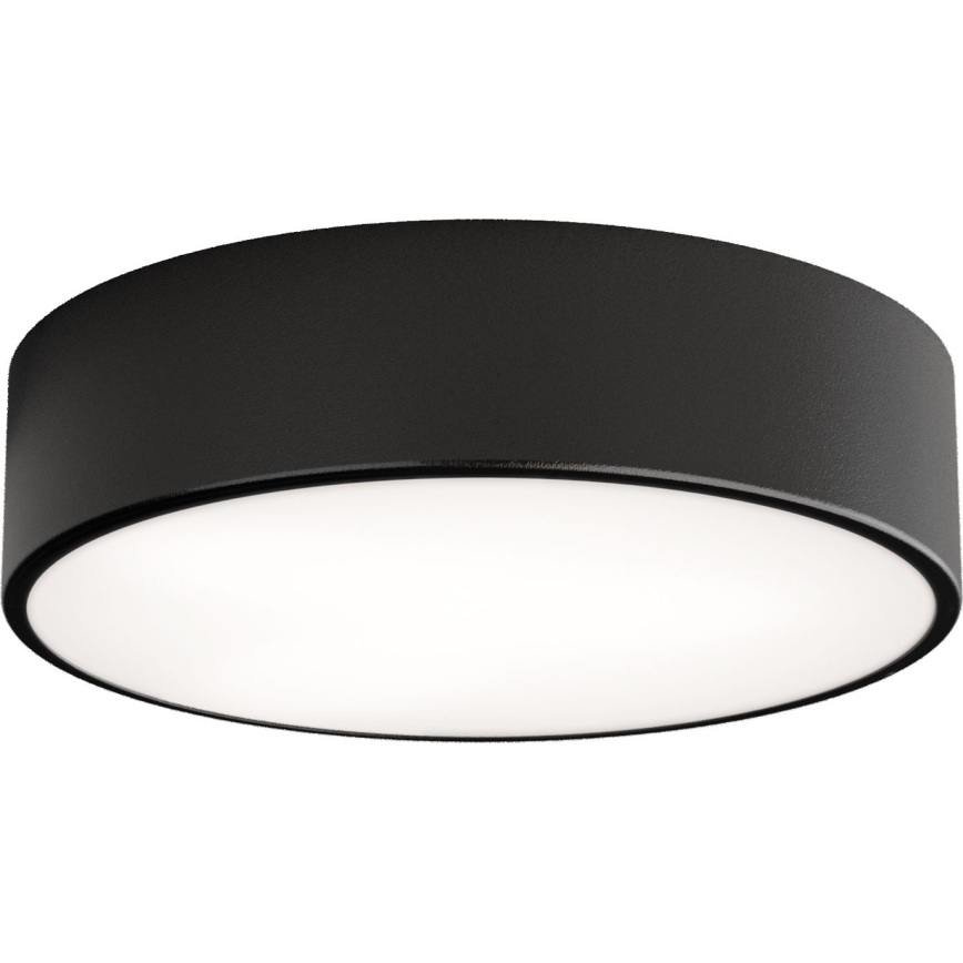 LED taklampa CLEO LED/24W/230V 3000K diameter 30 cm svart