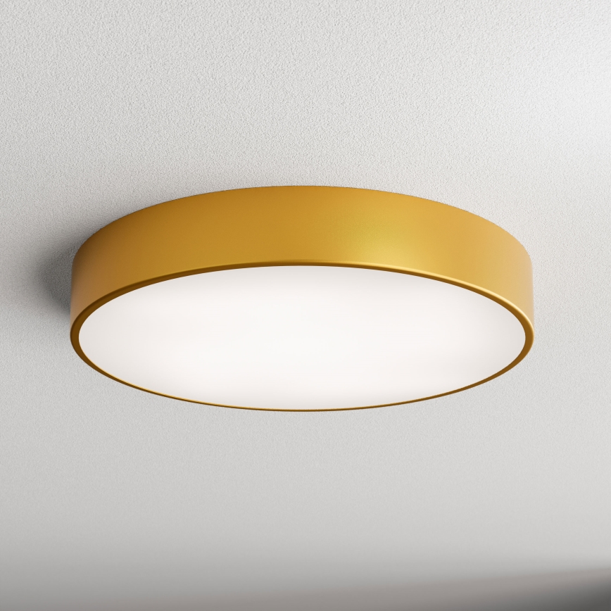 LED taklampa CLEO LED/69W/230V 4000K diameter 50 cm guld