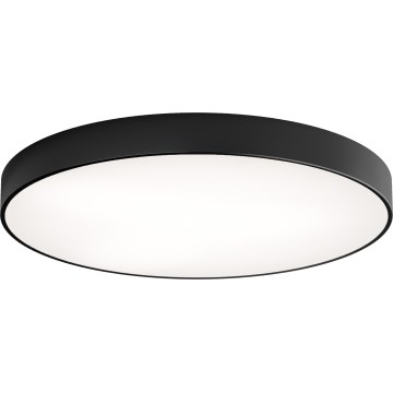 LED taklampa CLEO LED/96W/230V 3000K diameter 80 cm svart