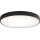 LED taklampa CLEO LED/96W/230V 3000K diameter 80 cm svart