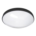 LED taklampa för badrum CIRCLE LED/24W/230V 4000K diameter 37 cm IP44 svart