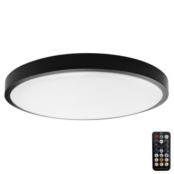 LED taklampa för badrum med sensor SAMSUNG CHIP LED/24W/230V IP44 4000K diameter 35 cm + fjärrkontroll