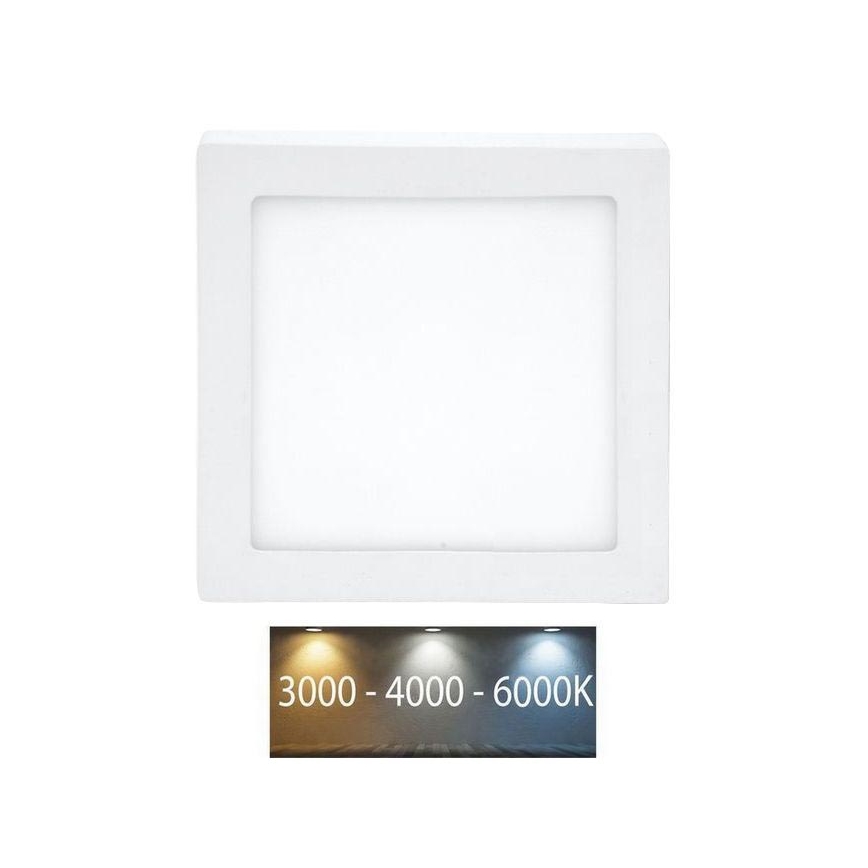 LED taklampa för badrum RAFA LED/12W/230V 3000/4000/6000K 17x17 cm IP44 vit