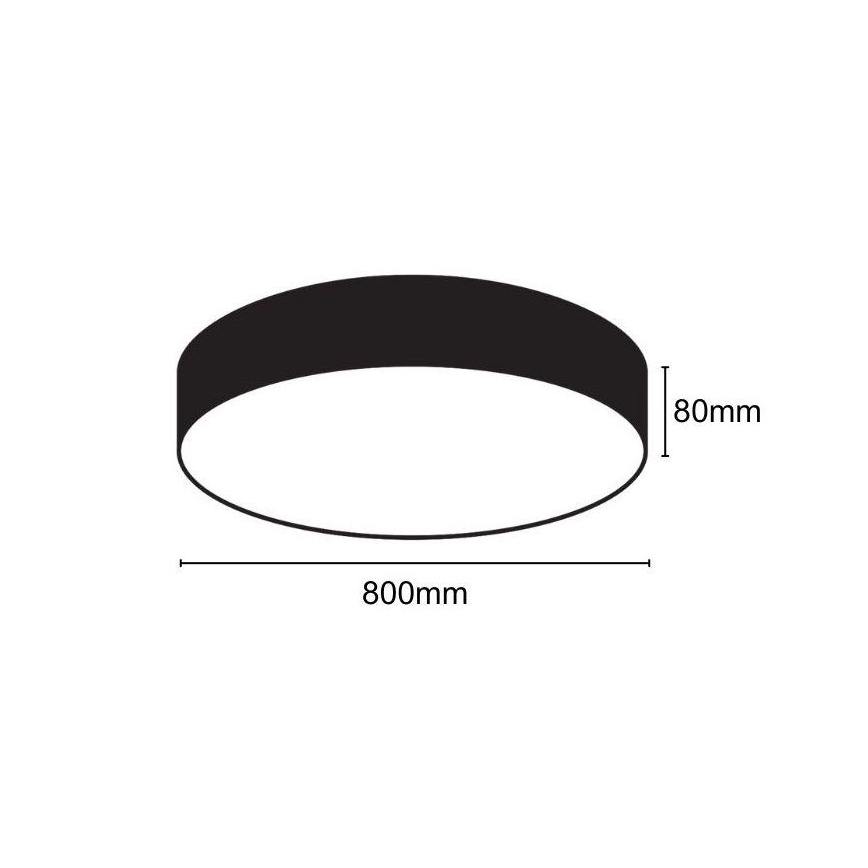 LED taklampa LED/70W/230V 4000K diameter 80 cm