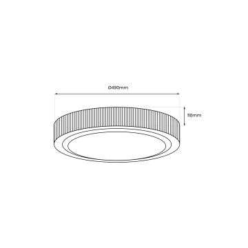 LED taklampa MIRI LED/34W/230V diameter 49 cm