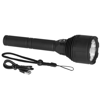 LED Ljusreglerad rechargeable flashlight LED/30W/5V IPX7 3000 lm 6,5 h 8400 mAh