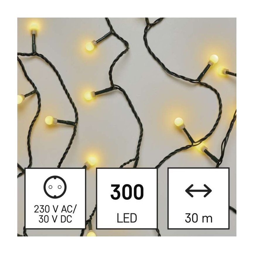 LED utomhus julkedja  300xLED/35m IP44 varm vit 