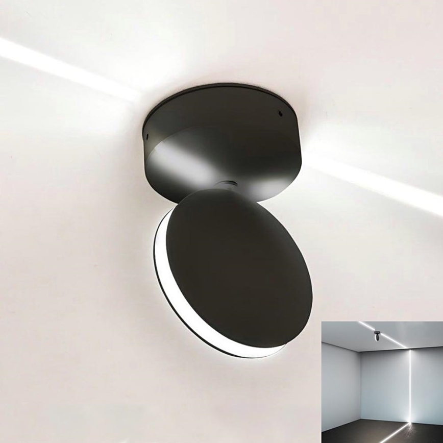 LED Utomhus wall flexible belysning LED/7W/230V 3000K IP65 svart