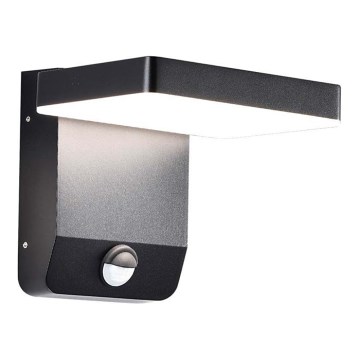 LED Utomhus wall flexible belysning med sensor LED/17W/230V IP65 3000K svart