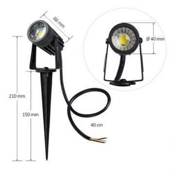 LED Utomhusbelysning LED/3W/85-264V IP67