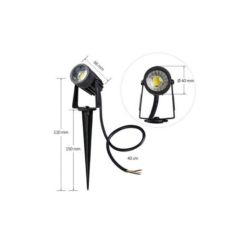 LED Utomhusbelysning LED/3W/85-264V IP67