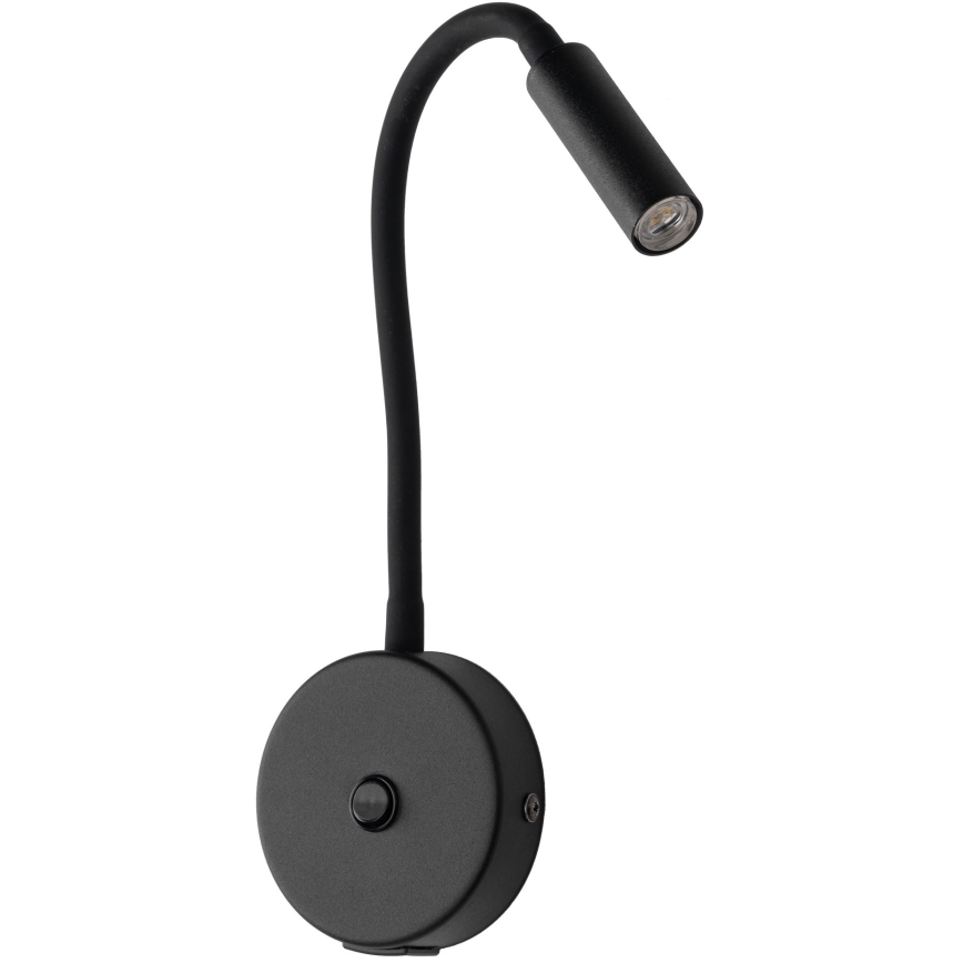 LED Vägglampa med USB port LAGOS 1xG9/3W/5V 4000K svart