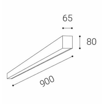 LED2 - LED taklampa LINO LED/24W/230V 3000K/3500K/4000K vit 90 cm