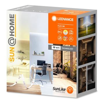 Ledvance - Dimbar LED remsa SUN@HOME FLEX 3m LED/13,5W/230V 2200-5000K Wi-Fi CRI 95