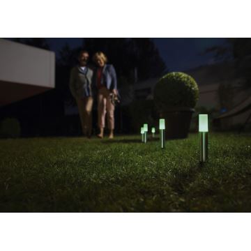 Ledvance - KIT 5x LED RGBW Ljusreglerad utomhus lampa SMART+ GARDENPOLE LED/6W/230V IP44