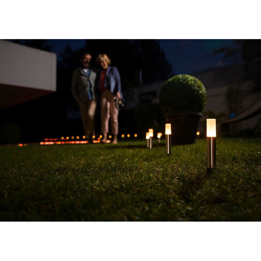 Ledvance - KIT 5x LED RGBW Ljusreglerad utomhus lampa SMART+ GARDENPOLE LED/6W/230V IP44