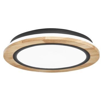 Ledvance - LED Dimbar taklampa SMART+ ORBIS WOOD LED/24W/230V 2700-6500K ek Wi-Fi