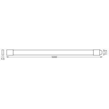 Ledvance - LED RGB+TW Ljusreglerad utomhus list FLEX 5m LED/14,5W/230V 2700-6500K IP44 Wi-Fi