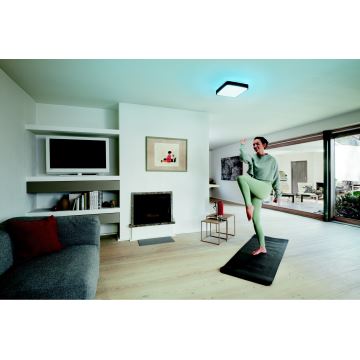 Ledvance - LED RGBW ljusreglerad taklampa  SMART+ ORBIS LED/28W/230V 3000-6500K Wi-Fi svart 