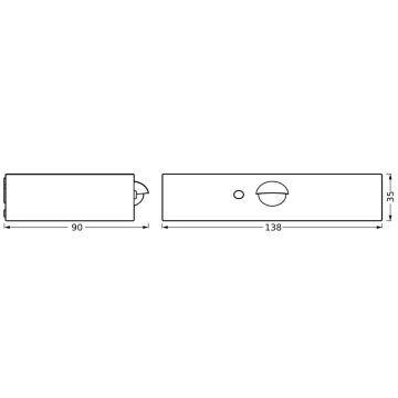 Ledvance - LED solcell väggbelysning med sensor ENDURA SOLAR LED/3W/4,2V IP65