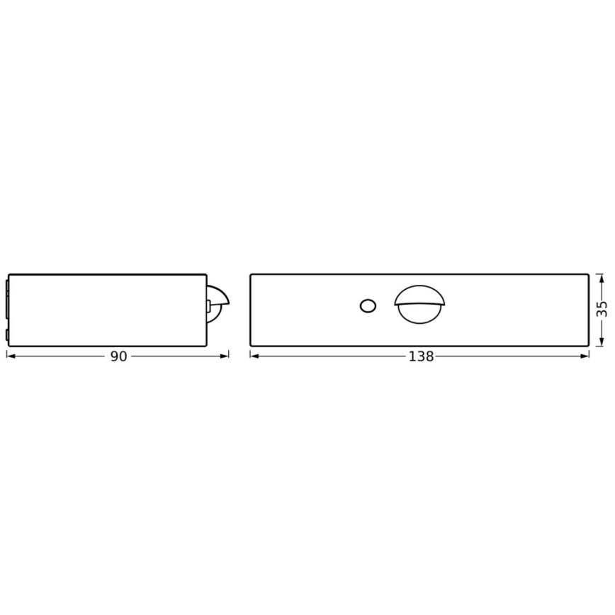 Ledvance - LED solcell väggbelysning med sensor ENDURA SOLAR LED/3W/4,2V IP65