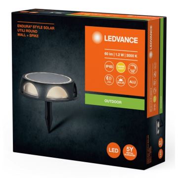 Ledvance - LED Ljusreglerad solcell lampa ENDURA STYLE SOLAR LED/1,2W/3,7V IP65