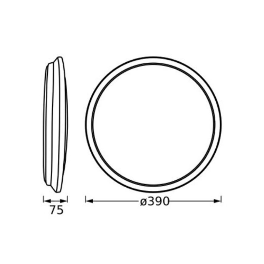 Ledvance - LED taklampa ORBIS DUBLIN LED/24W/230V diameter 39 cm