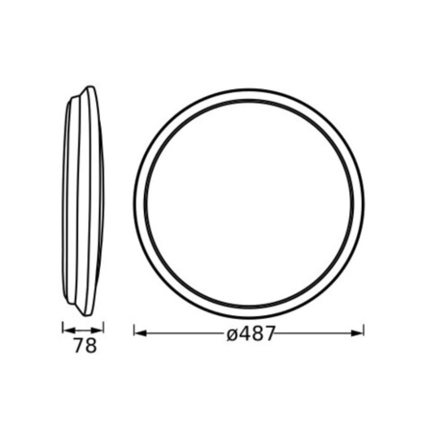 Ledvance - LED taklampa ORBIS DUBLIN LED/36W/230V diameter 49 cm