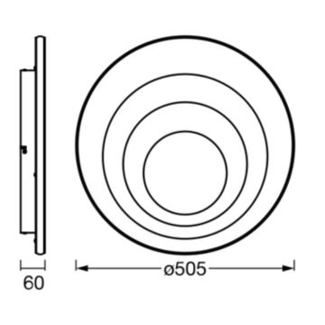 Ledvance - LED taklampa ORBIS SPIRAL LED/42W/230V