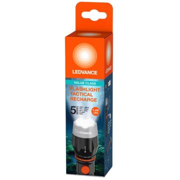 Ledvance - LED uppladdningsbar ficklampa FLASHLIGHT LED/3,2W/5V 1500mAh