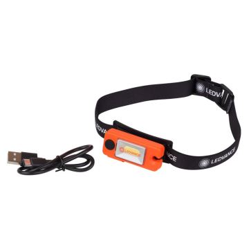 Ledvance - LED uppladdningsbar pannlampa FLASHLIGHT LED/1,3W/5V 250mAh