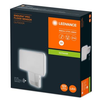 Ledvance - LED Utomhus väggStrålkastare med sensor FLOOD LED/27W/230V IP55