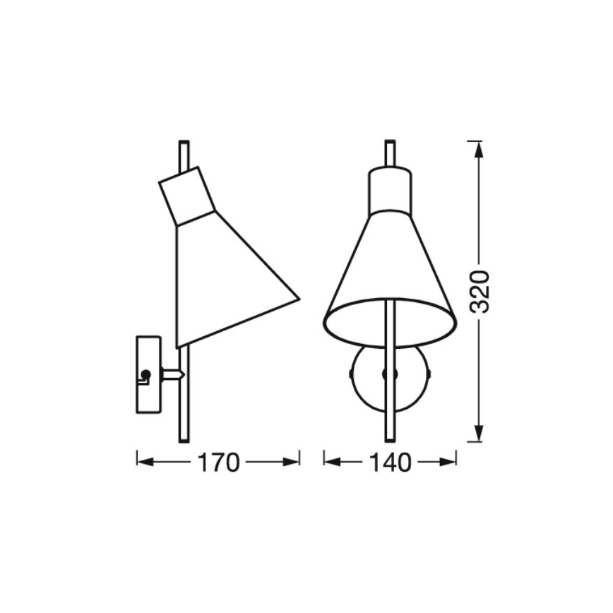 Ledvance - LED vägglampa DECOR TOKIO LED/5W/230V