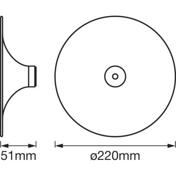 Ledvance - Taklampa SMART+ TIBEA 1xE27/60W/230V