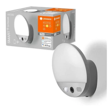 Ledvance - Utomhus LED vägglampa  med sensor  Data kontakt  kamerou SMART+ LED/15W/230V Wi-Fi IP44