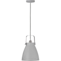 Leuchten Direkt 11059-15 - Ljusskrona med upphängningsrem  EVA 1xE27/60W/230V grå
