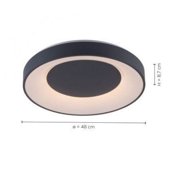 Leuchten Direkt 14346-18 -LEDRGB ljusreglerad taklampa  ANIKA LED/26,5W/230V Tuya 2700-5000K + fjärrkontroll