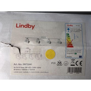 Lindby - LED spotlight SULAMITA 4xGU10/5W/230V