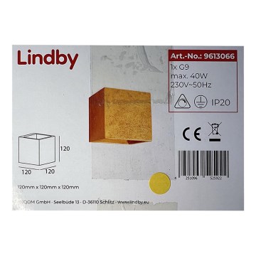 Lindby - Vägglampa YADE 1xG9/20W/230V