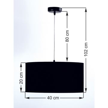 Ljuskrona med snöre CLASSIC 1xE27/60W/230V