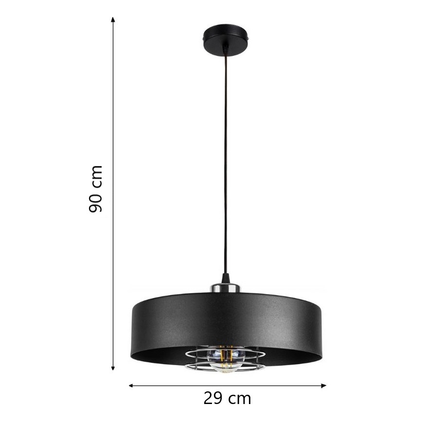 Ljuskrona med snöre VEST 1xE27/60W/230V