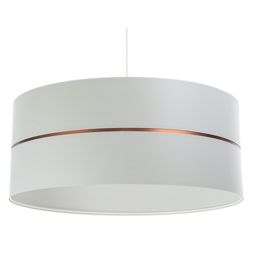 Ljusskrona med upphängningsrem  GLAM HOME 1xE27/60W/230V diameter  40 cm vit 