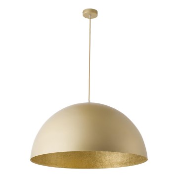 Ljuskrona med upphängningsrem SFERA 1xE27/60W/230V diameter 35 cm gyllene