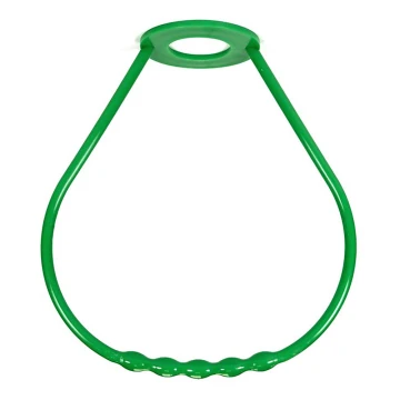 Ljuskrona plasthandtag grön