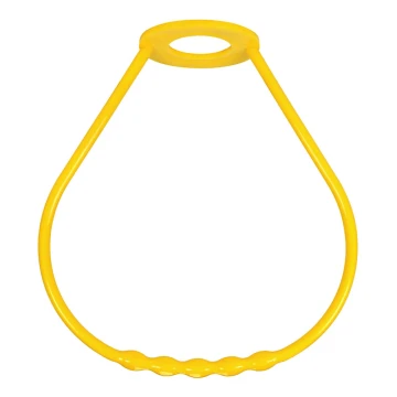 Ljuskrona plasthandtag gul