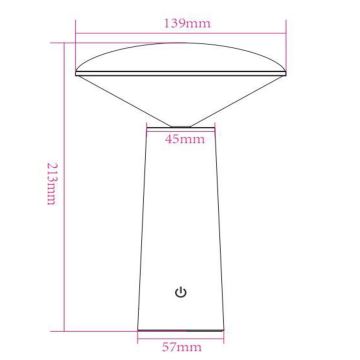 Lucide 02807/04/31 - LED Ljusreglerad beröring utomhus lampa JIVE LED/3W/5V 3000/4750/6500K IP44 vit