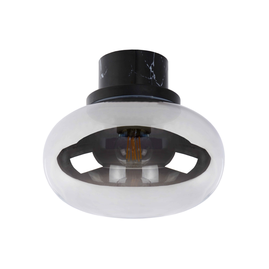 Lucide 03140/23/65 - Taklampa LORENA 1xE27/40W/230V IP44 svart