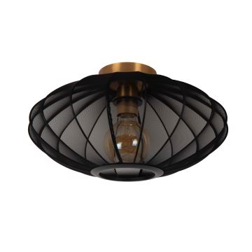 Lucide 03147/40/30 - Taklampa CORINA 1xE27/40W/230V diameter 40 cm svart