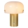 Lucide 05538/01/02 - Dimbar touch bordslampa TIMON 1xE14/10W/230V diameter 17,5 cm guld/vit